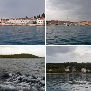 Kroatien 2023 Teil 14: Schifffahrt von Vodice aus zu den Inseln Prvić und Zlarin