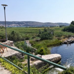 Dalmatien: Trogir> Fluss> Mühle