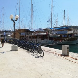 Dalmatien: Trogir > Leihfahrräder