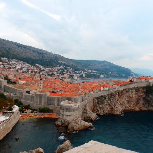 52- Blick auf Dubrovnik von der Festung Lovrijenac klein