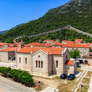 Dalmatien: STON > Blick auf die Befestigungsanlagen