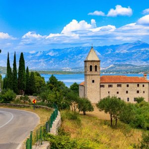 Dalmatien: DONJI KARIN > Franziskanerkloster der heiligen Maria