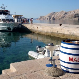 Kvarner: Baska > Am Hafen