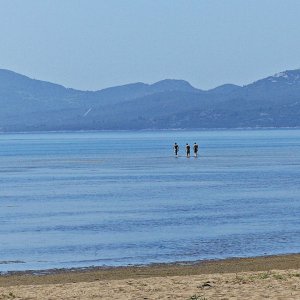 Sandstrand im Delta der Neretva