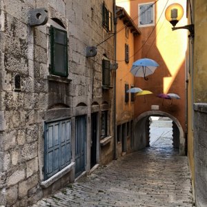 Istrien: Labin > Altstadtgasse