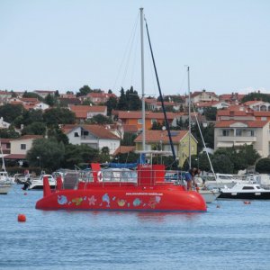 Istrien: MEDULIN < Uboot zur Beobachtung des Meeresgrunds