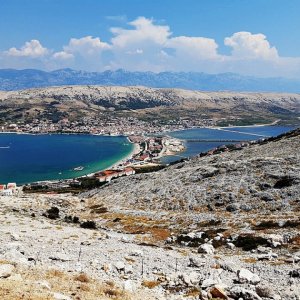 Dalmatien: PAG auf Insel Pag > Blick auf die Stadt.jpg