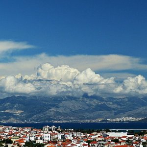 Gewitterwolken über Split