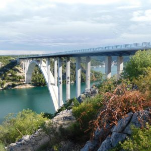 Dalmatien: Skradin> Brücke