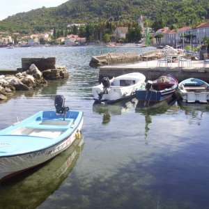 Dalmatien: LOPUD auf der Insel Lopud > Hafen