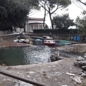 Kvarner: OPATIJA: der kleine Hafen Optija.