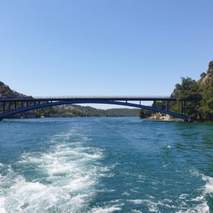 Dalmatien: Skradin> Krka> Fluss