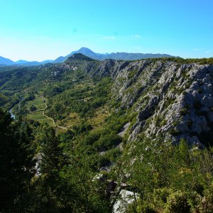 Dalmatien: ZADVARJE > Cetina-Tal am Pumpspeicherwerk