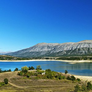 Der Perucka-Stausee