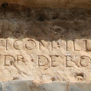 Lastovo , Inschrift am Rektorenhaus