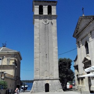 Istrien PULA Turm Dom der Maria Himmelfahrt.JPG