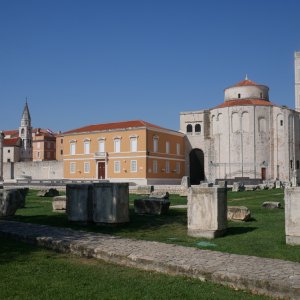 Römisches Forum und Donatus Kirche in Zadar
