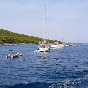 Im Kanal Sv. Ante bei Sibenik