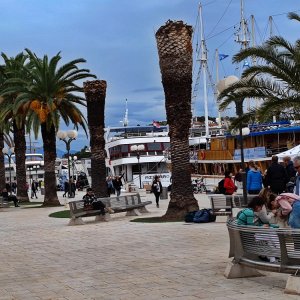 Trogir Palmen Promenade