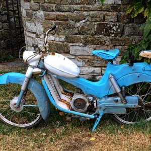 Moped in Groznjan