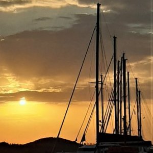 Dalmatien: SIBENIK > Sonnenuntergang
