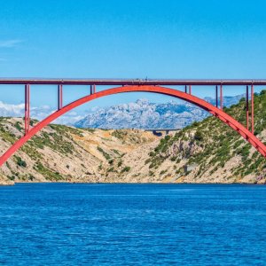 Dalmatien: MASLENICA > Brücke