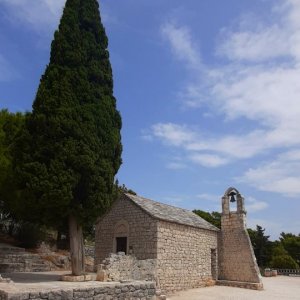 Dalmatien: SPLIT MARJAN > Kapelle Sv. Nikola
