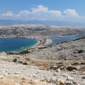 Dalmatien: PAG auf Insel Pag > Blick auf die Bucht.jpg
