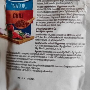 Vegeta - Chili-Rückseite