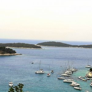 Blick von der Spanischen Festung Hvar