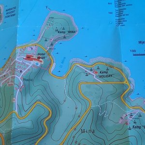 Kartenausschnitt Wanderung Jelsa