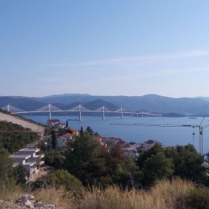 Dalmatien: Komarna > Peljesac Most