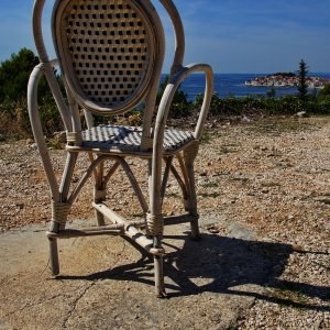 Dalmatien: PRIMOSTEN > Blick auf den Ort