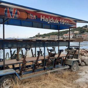 Herrenfahrzeug auf der Insel Vrgada