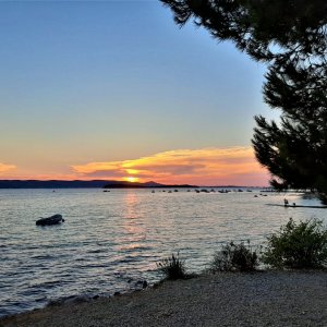 Dalmatien: BIOGRAD > Abendstimmung