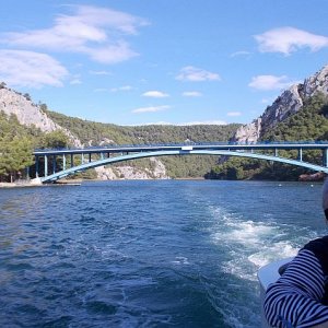 Dalmatien: Brücke über die Krka bei Skradin