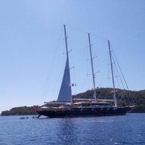Dalmatien: Yacht vor Lastovo