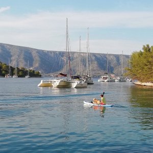 Dalmatien: Insel Scedro > Bucht