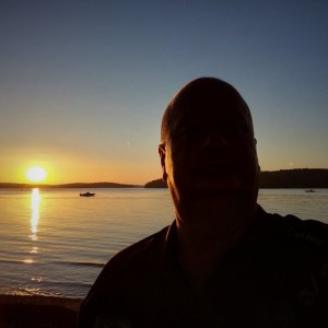 Istrien : MEDULIN > Selfie Sonnenuntergang