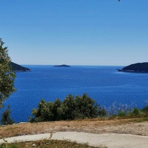 Süddalmatien: ORASAC > Blick auf die Inseln