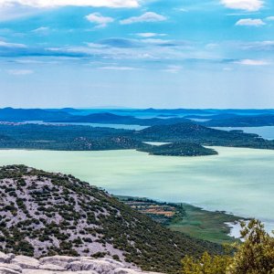 Dalmatien: VIDIKOVAC KAMENJAK > Vransko Jezero