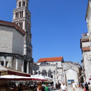 Dalmatien: SPLIT> Kathedrale bei Dokletianpalast