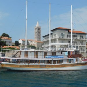 Kvarner: Rab> Insel> Hafen