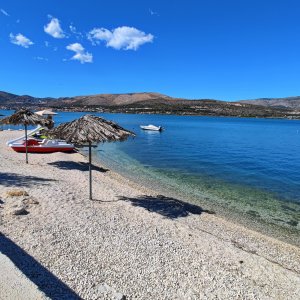 Dalmatien: Insel CIOVO > Strandwanderung