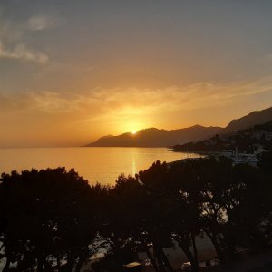 Dalmatien: BASKA VODA > Sonnenuntergang.jpg
