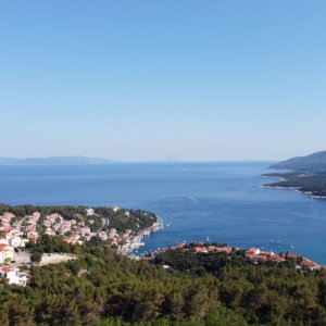 Istrien: RABAC > Blick auf die Ostküste