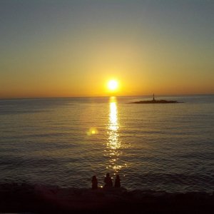 Istrien: POREC > 2017 Sonnenuntergang.JPG