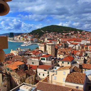 Dalmatien: SPLIT > Blick auf die Stadt