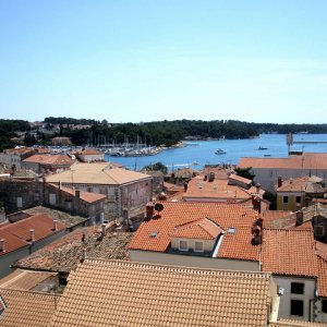 Istrien: POREV >Blick von der Basilika