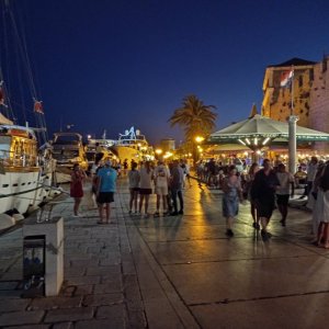 Dalmatien: Trogir> Abends